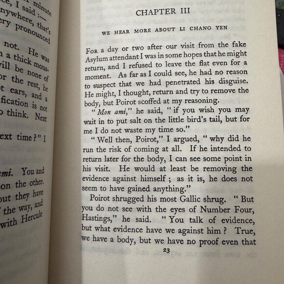 Agatha Christie The Big Four 2006 Murder Mystery Hardcover DJ Harper Collins - Picture 7 of 14